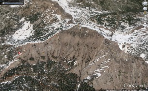Castle Peak satellite view
