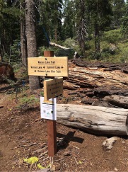 New trail signs